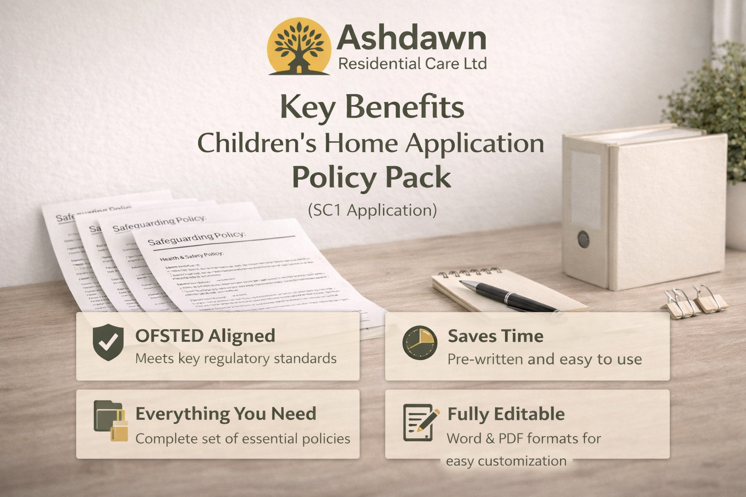 Children’s Home Application Policy Pack (SC1 Application) - Image 4
