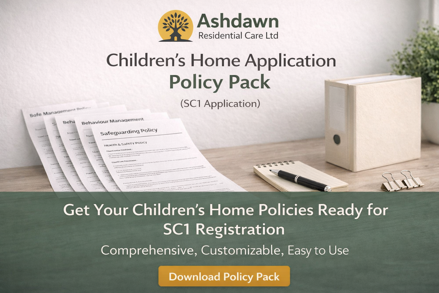 Children’s Home Application Policy Pack (SC1 Application) - Image 5